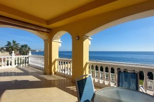 terrace and sea views